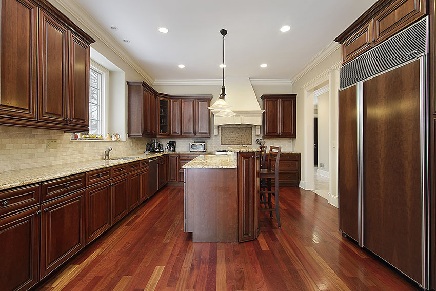 Design Highlight A Feature Rich Kitchen With Luxury Cherry