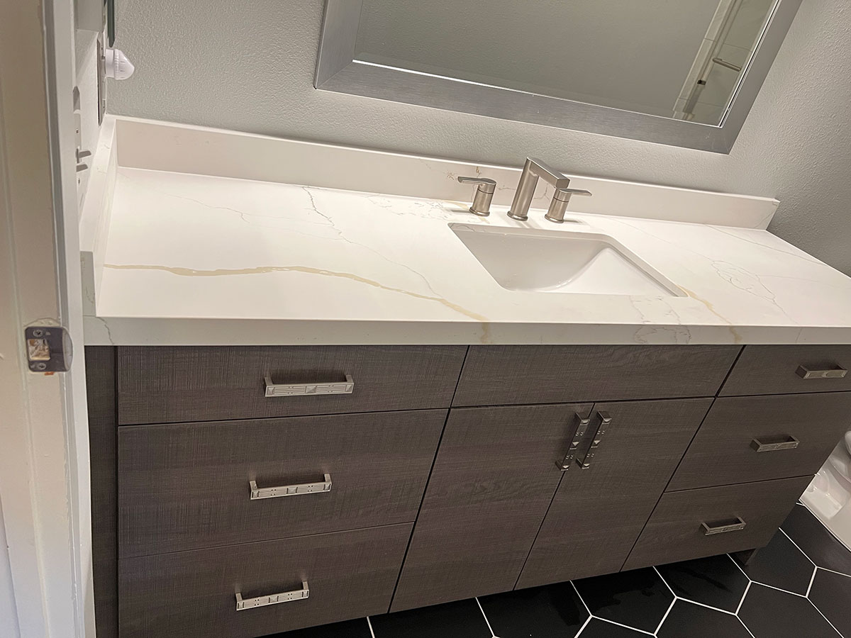 Bathroom remodeling project by Amazing Cabinetry in Mission Viejo
