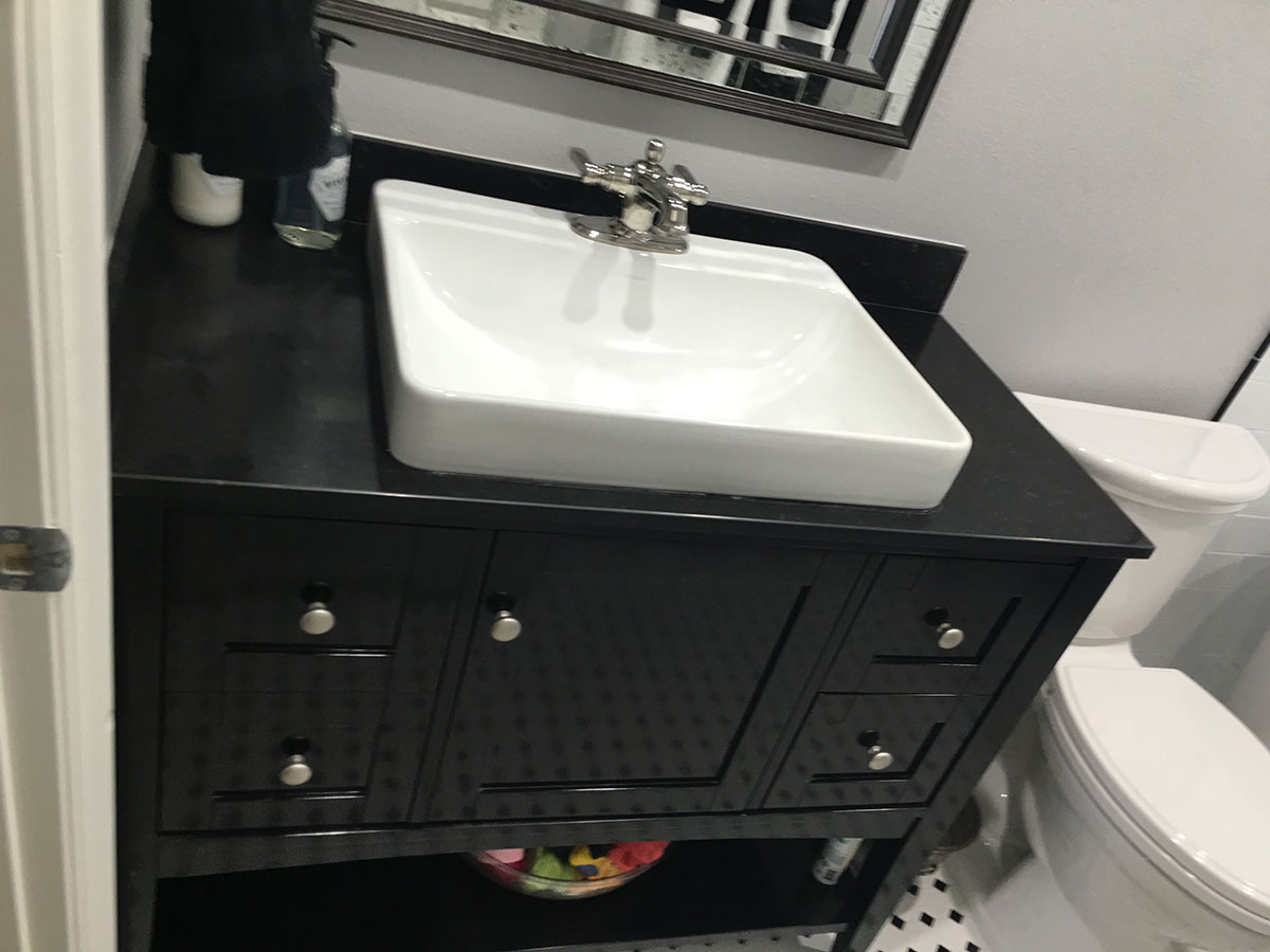 Custom bathroom vanity and remodeling in Laguna Beach